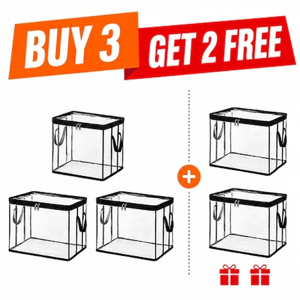 ⏰🔥Last Day 50% OFF! 🏠 TSpace-Saving Transparent Storage Bag | Dustproof & Moisture-Proof✨