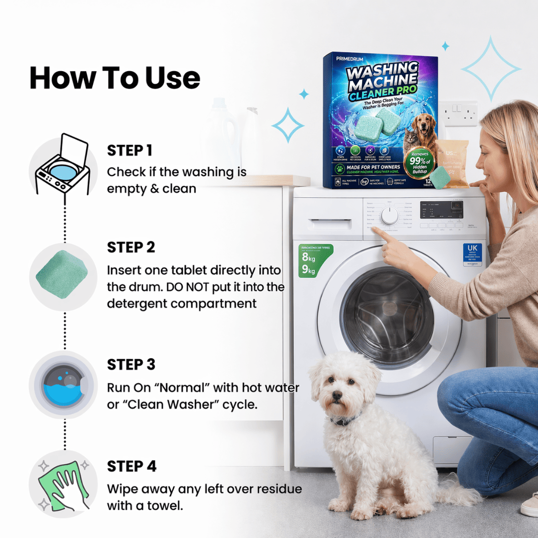 PRIMEDRUM WASHING MACHINE DEEP CLEAN TABLETS