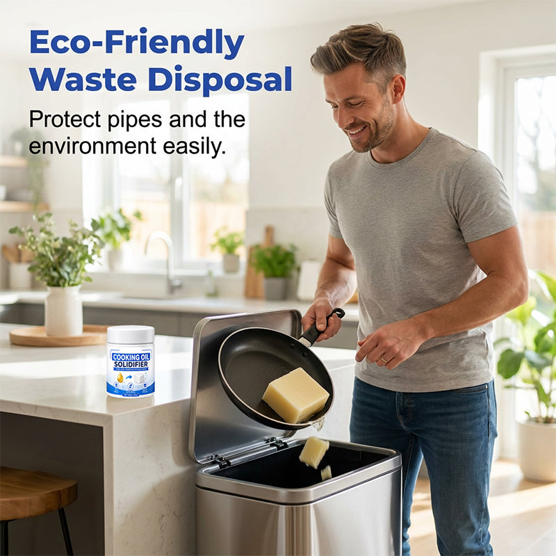 💥Last Day 50% OFF! 🫧Eco-Friendly Waste Cooking Oil Hardener