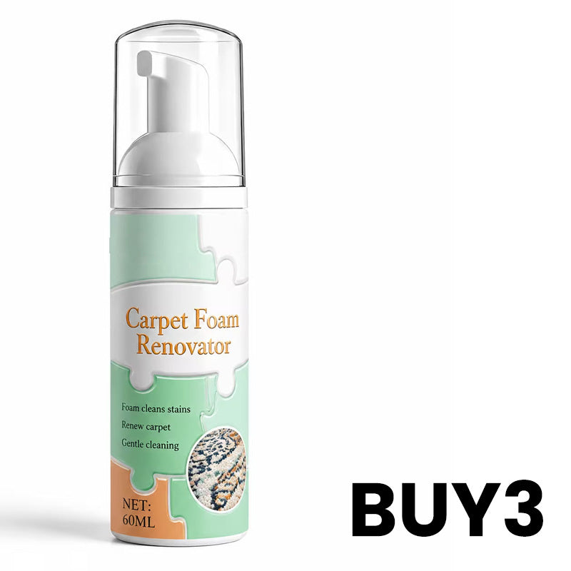 🎉 SPECIAL OFFER: BUY 2 GET 1 FREE! 🎁Waterless Carpet Foam Stain Remover with Towel
