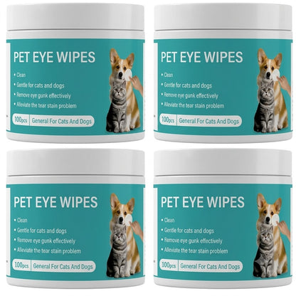 🐶 Clear Eyes, Happier Dog!  Anti-Tear Stain Wipes (⏰50% OFF)