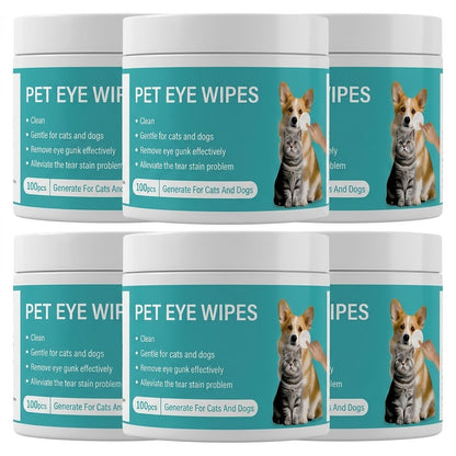 🐶 Clear Eyes, Happier Dog!  Anti-Tear Stain Wipes (⏰50% OFF)