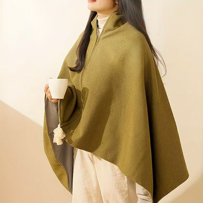 🎄 Best Christmas Gift for Family! ❄️ Stay Warm All Winter — Portable Electric Heated Blanket Shawl
