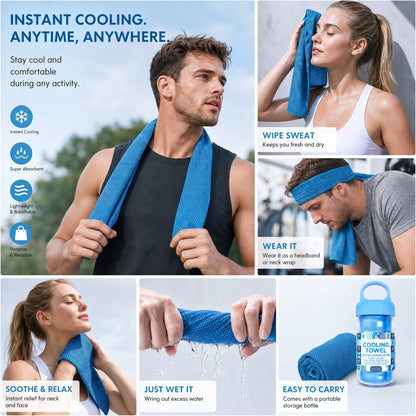 🏃‍♂️ Stay Chilled 10X Longer! Ultimate Cooling Sports Towel (⏰Buy 1 Get 1 FREE)