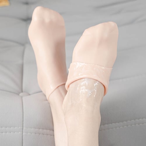 🧴 Pair with Your Lotion for Deep Moisture!🔥Women's Foot Care Silicone Socks