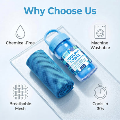 🏃‍♂️ Stay Chilled 10X Longer! Ultimate Cooling Sports Towel (⏰Buy 1 Get 1 FREE)