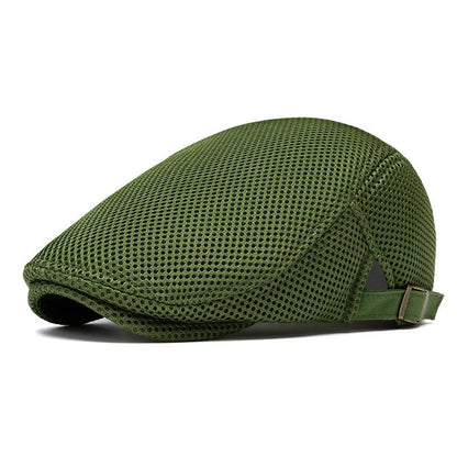 ⏰🔥Last Day 50% OFF! 🏠❄️Premium Breathable Flat Cap – Adjustable Newsboy Ivy Beret Summer Hat