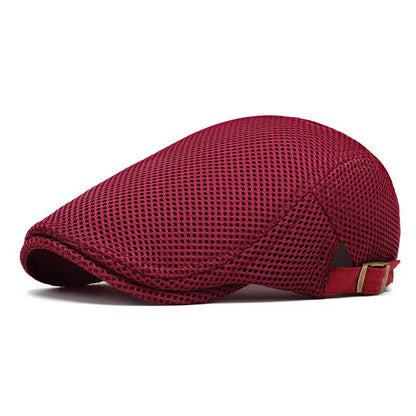 ⏰🔥Last Day 50% OFF! 🏠❄️Premium Breathable Flat Cap – Adjustable Newsboy Ivy Beret Summer Hat