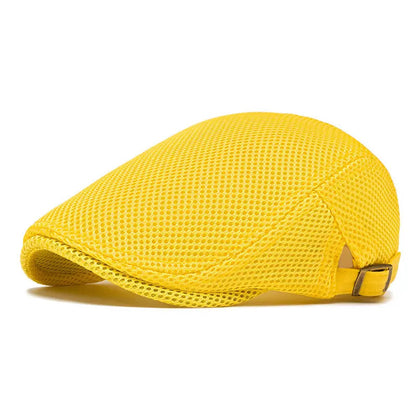 ⏰🔥Last Day 50% OFF! 🏠❄️Premium Breathable Flat Cap – Adjustable Newsboy Ivy Beret Summer Hat