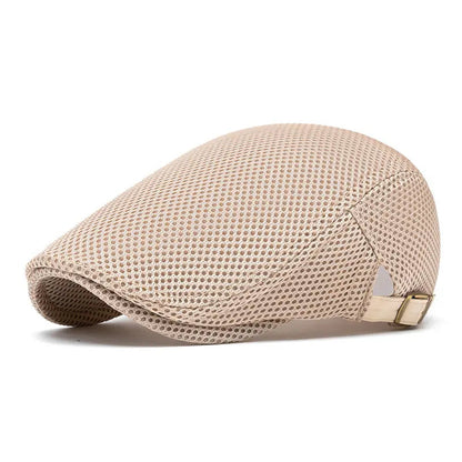 ⏰🔥Last Day 50% OFF! 🏠❄️Premium Breathable Flat Cap – Adjustable Newsboy Ivy Beret Summer Hat