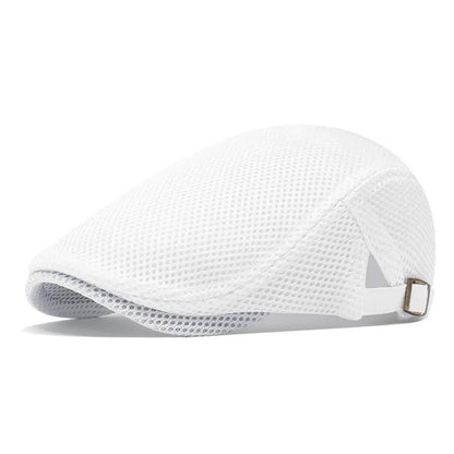 ⏰🔥Last Day 50% OFF! 🏠❄️Premium Breathable Flat Cap – Adjustable Newsboy Ivy Beret Summer Hat