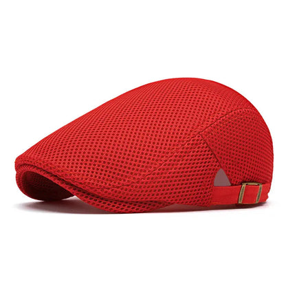 ⏰🔥Last Day 50% OFF! 🏠❄️Premium Breathable Flat Cap – Adjustable Newsboy Ivy Beret Summer Hat