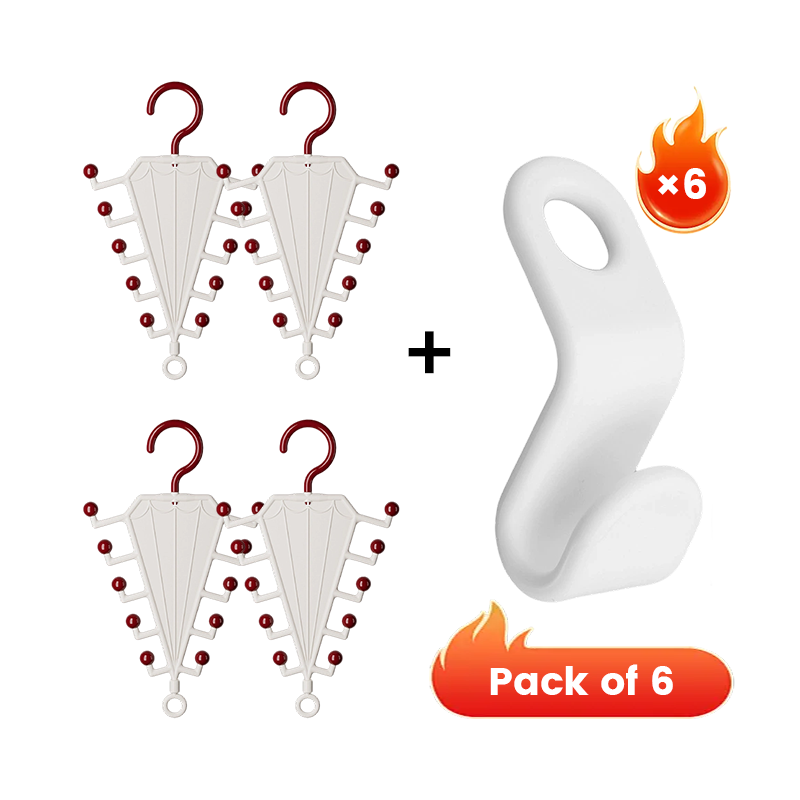 🎁BUY 1 GET 1 FREE!🧹 Messy Closet? Double Your Space Instantly!🔥V-Shaped Storage Rack