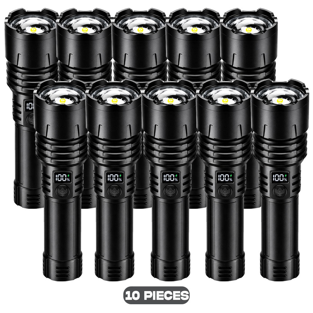 🔦2026 New Tactical Survival Flashlight｜2M+ Sold, 80X Brightness, 120H Runtime, Military‑Grade COB LED🏆