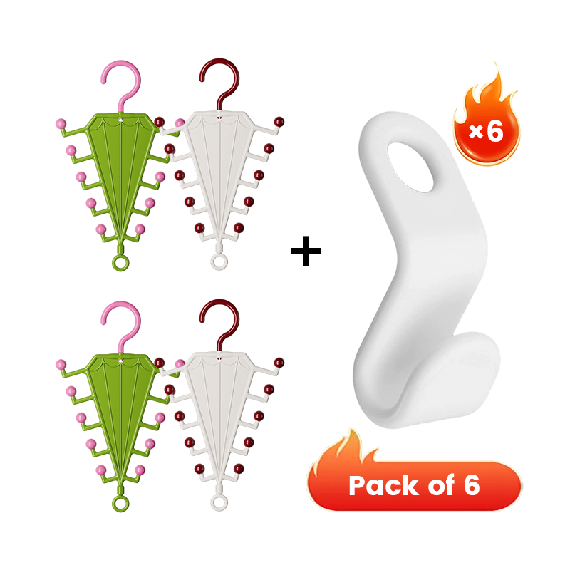 🎁BUY 1 GET 1 FREE!🧹 Messy Closet? Double Your Space Instantly!🔥V-Shaped Storage Rack
