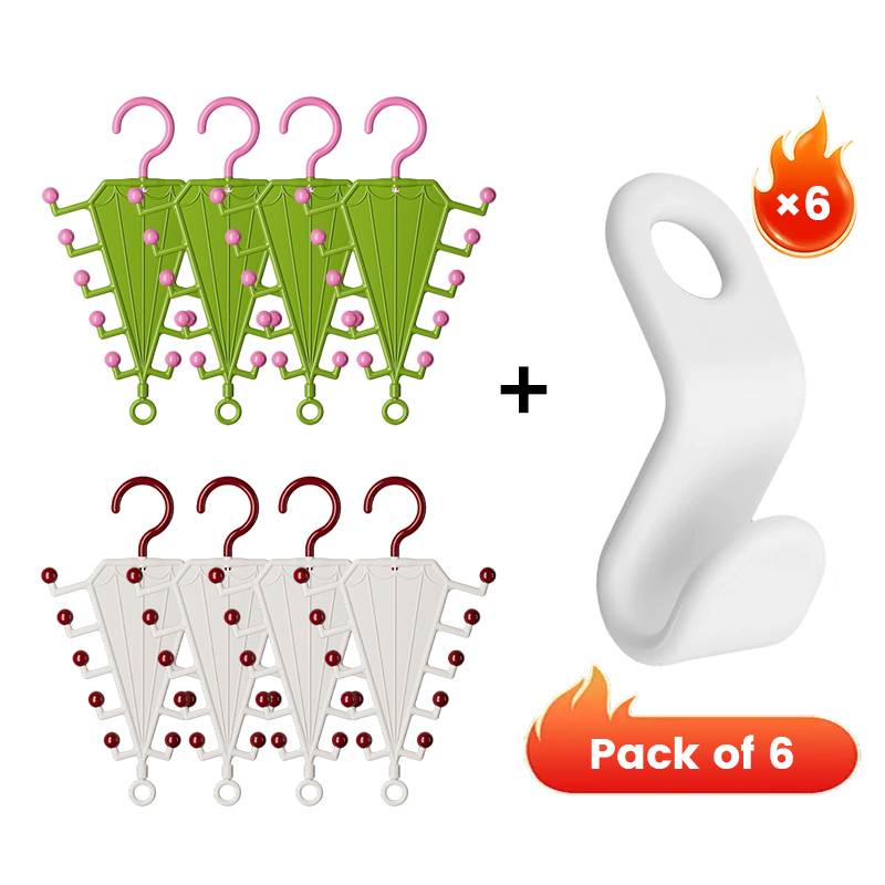 🎁BUY 1 GET 1 FREE!🧹 Messy Closet? Double Your Space Instantly!🔥V-Shaped Storage Rack