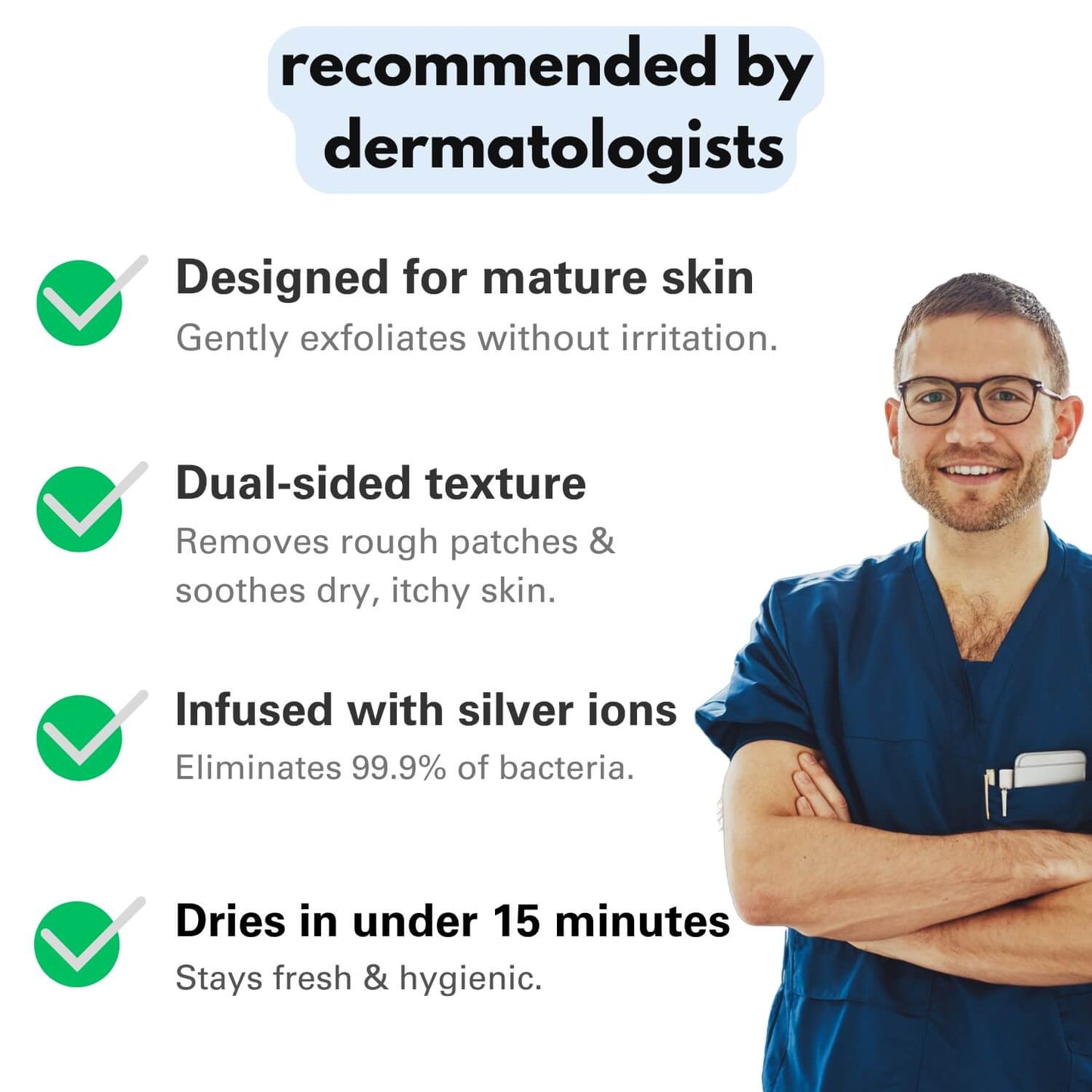 The Ultimate Exfoliating Antibacterial Shower Towel