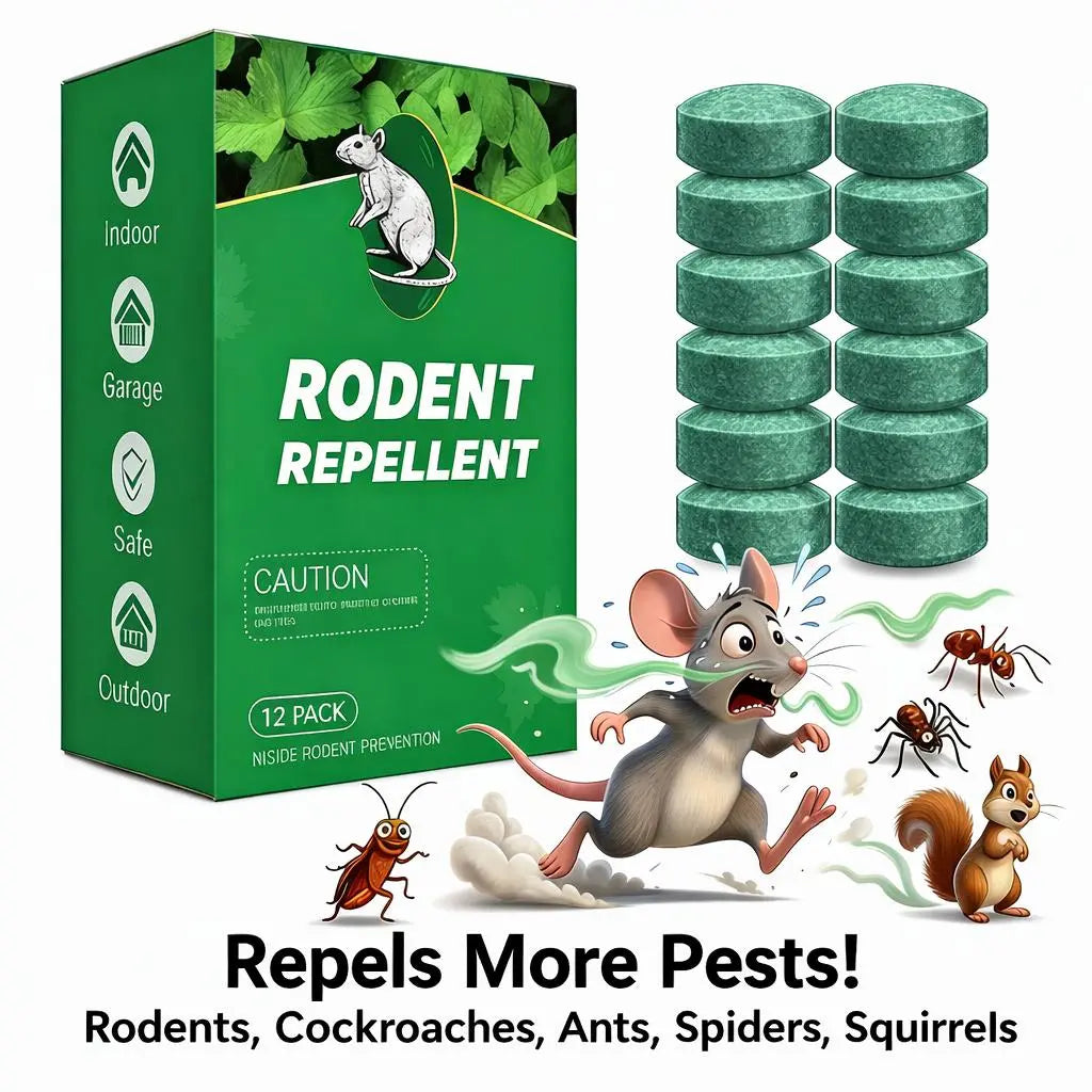 ⏰🔥Last Day 50% OFF!🏠🛡️ Natural Peppermint Oil Mouse & Insect Repellent Set🐾✅