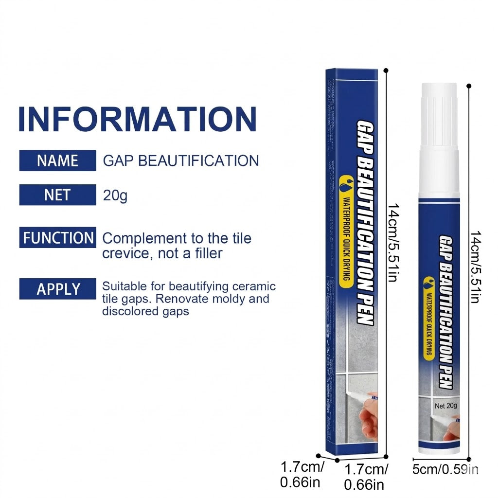 🛠️The Ultimate Tile Grout Pen: Restore Your Tiles in Minutes