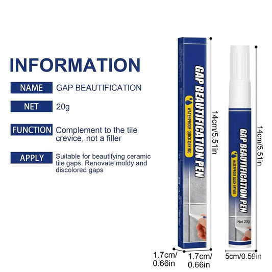 🛠️The Ultimate Tile Grout Pen: Restore Your Tiles in Minutes