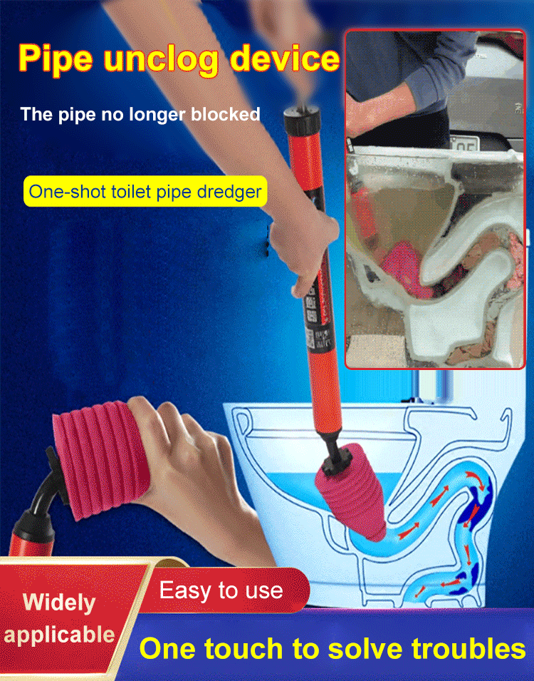 ⏰Last Day Promotion 50% OFF - 🏆High Pressure Toilet Unblock a Shot