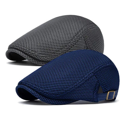 ⏰🔥Last Day 50% OFF! 🏠❄️Premium Breathable Flat Cap – Adjustable Newsboy Ivy Beret Summer Hat