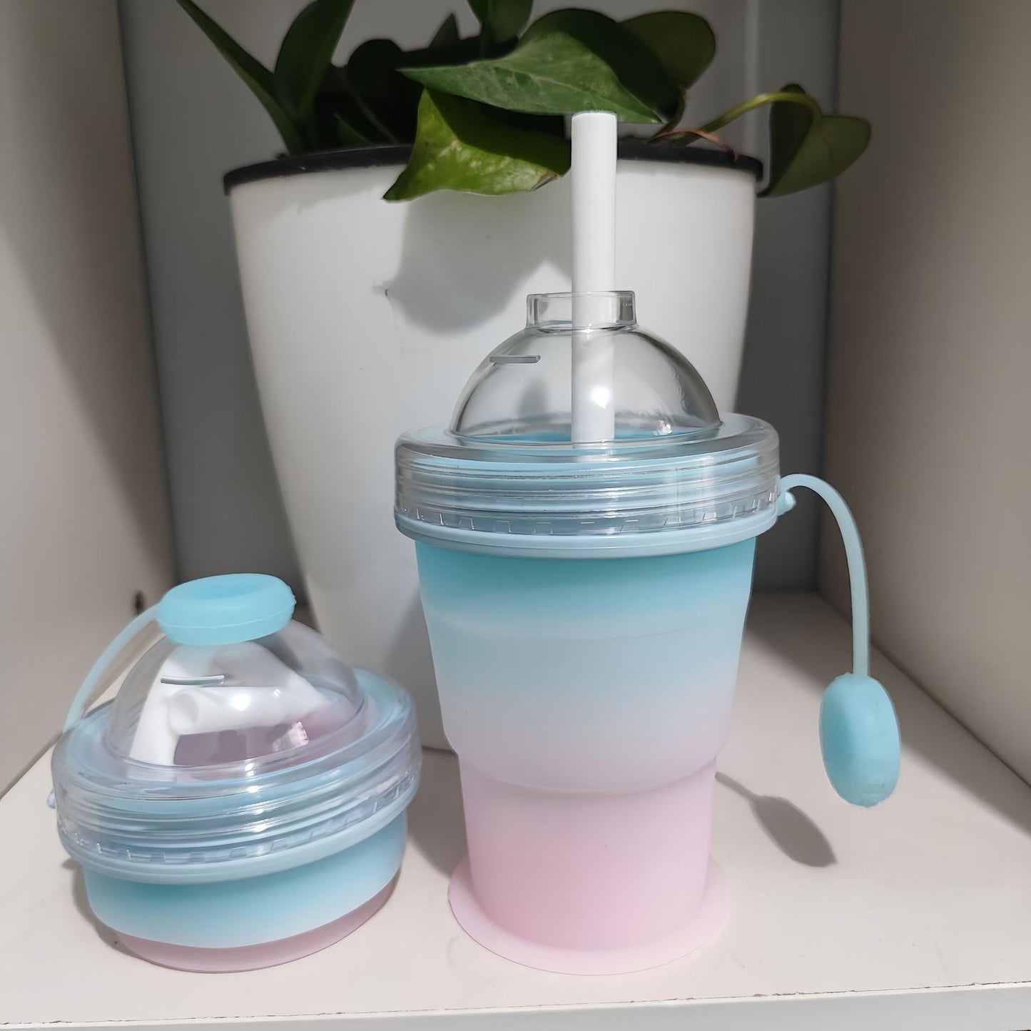 🥶 Keep Drinks Pure & Ice Cold! 2-in-1 Collapsible Ice Ball Cup (🔥Buy 2 Get 1 FREE Today)