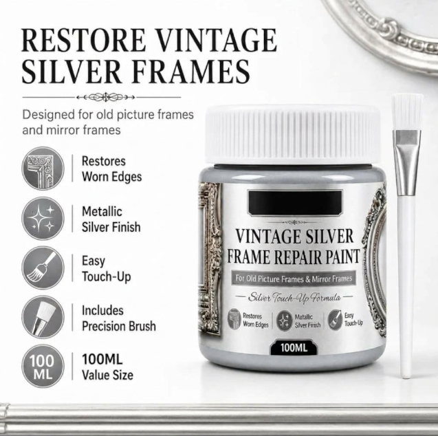 ✨Gold/Silver Metallic Refinishing Repair Paste with Brush
