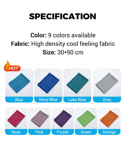 ⏰🔥LIMITED TIME 50% OFF! 🏠❄️Universal Portable Cooling Towel for Gym & Outdoors