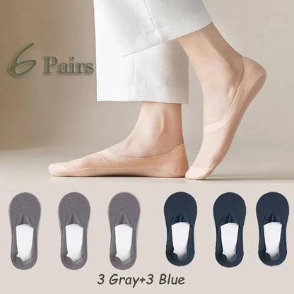 ⏰🔥Last Day 50% OFF! 🏠❄️Cooling Ice Silk No-Show Socks