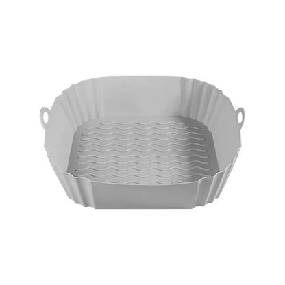❌ Stop Scrubbing Your Air Fryer! 🍳Reusable Heat-Resistant Silicone Liners (🔥Buy 1 Get 1 FREE Today)