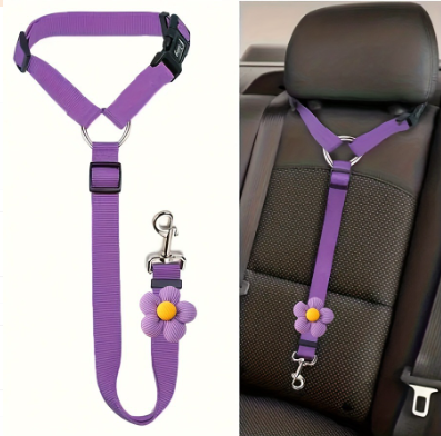 🐕 Protect Your Pup on Every Road Trip!🚗 Universal Fit Dog Car Seatbelt – Drive Safe