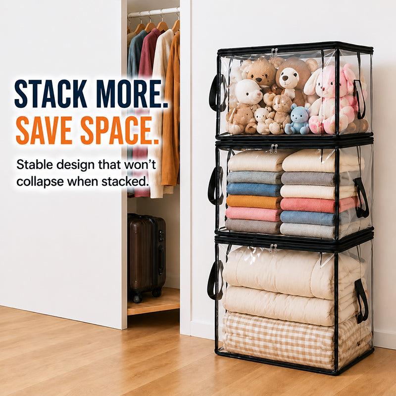⏰🔥Last Day 50% OFF! 🏠 TSpace-Saving Transparent Storage Bag | Dustproof & Moisture-Proof✨
