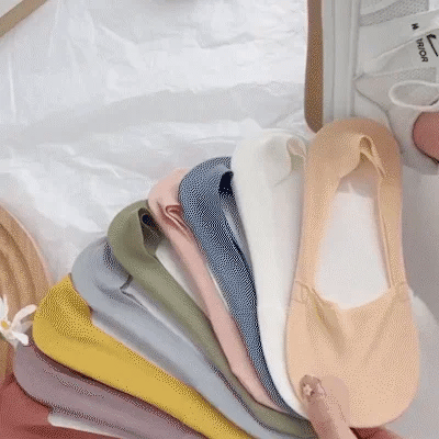 🧦 Never Slip Off! Ice Silk Breathable Socks (🔥50% OFF & Buy 5 Get 5 FREE)