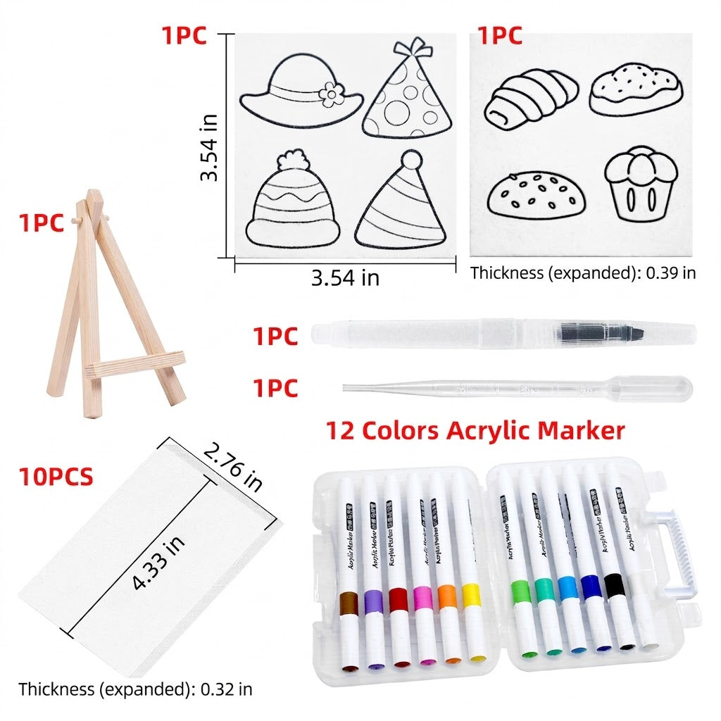 🎄Special Surprise Offer 🎁Today 50%！🔮Master the magic of painting！👩‍🎨Foam Texture Painting Paper🎁