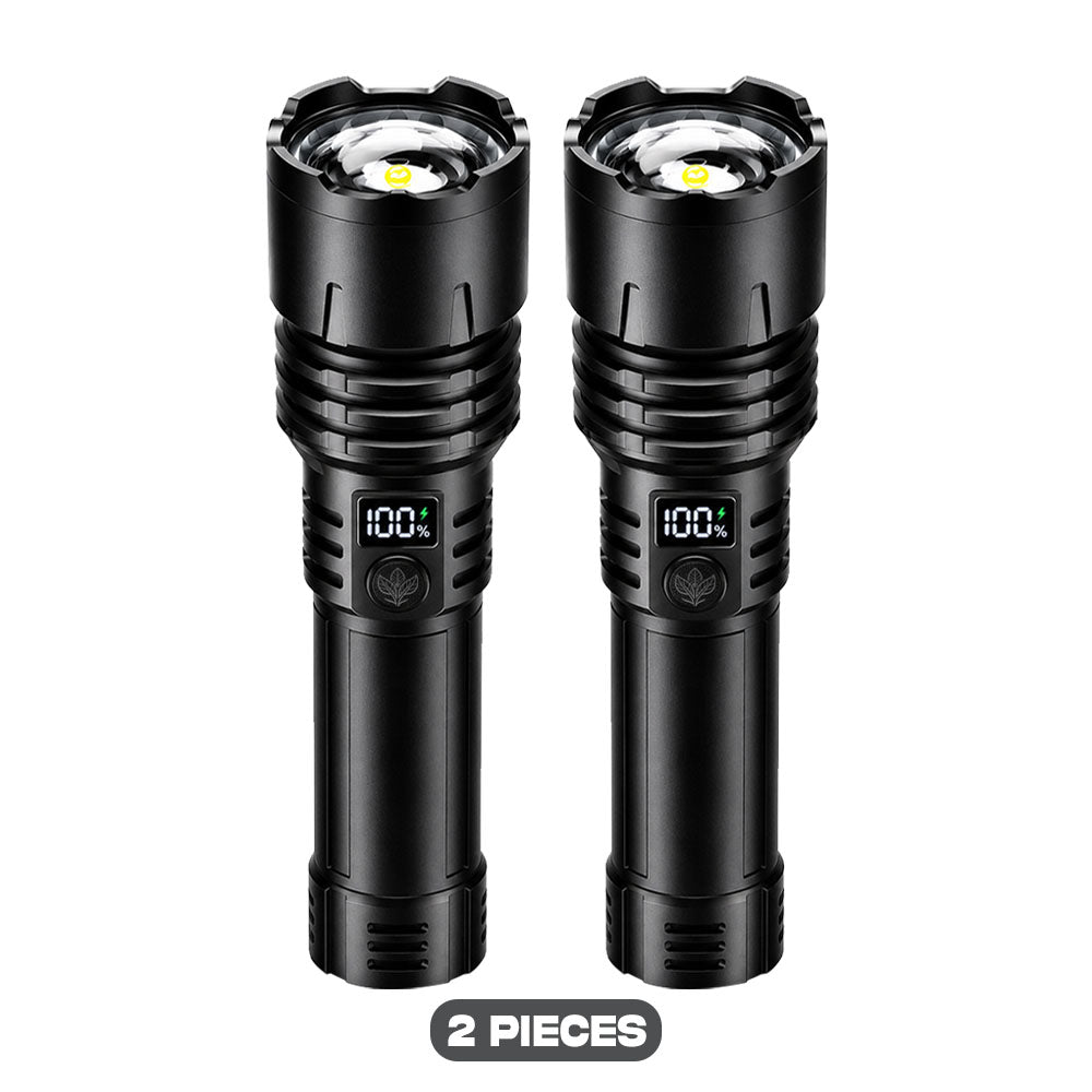 🔦2026 New Tactical Survival Flashlight｜2M+ Sold, 80X Brightness, 120H Runtime, Military‑Grade COB LED🏆