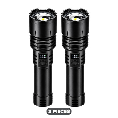 🔦2026 New Tactical Survival Flashlight｜2M+ Sold, 80X Brightness, 120H Runtime, Military‑Grade COB LED🏆