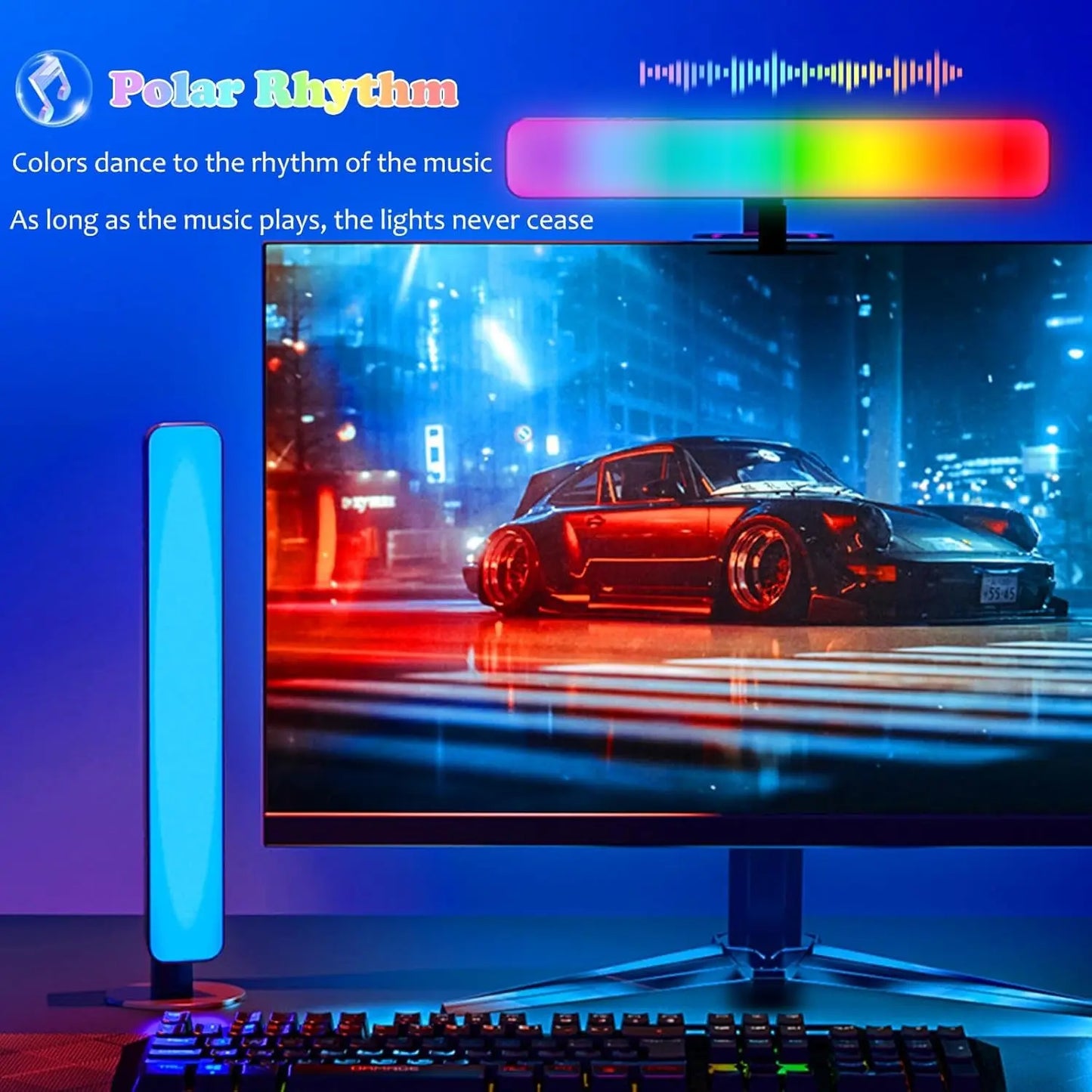 USB Desktop RGB Atmosphere Light
