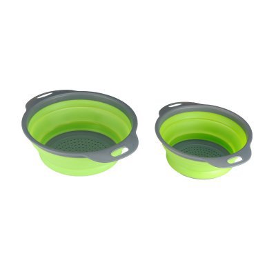 🥗Wash, Strain & Store-🧽 Foldable Silicone Colander