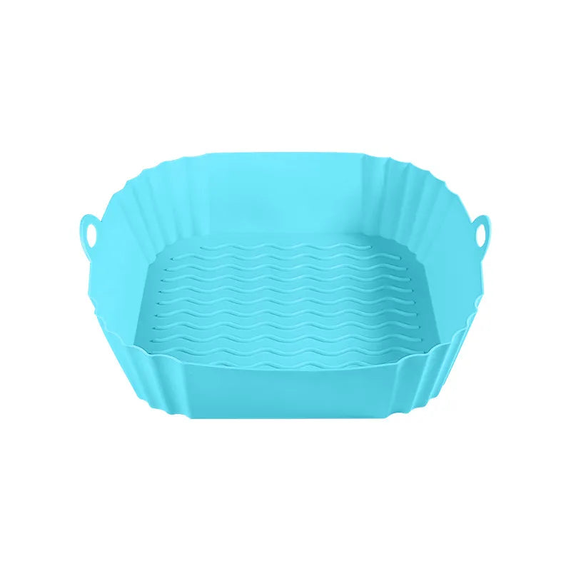 ❌ Stop Scrubbing Your Air Fryer! 🍳Reusable Heat-Resistant Silicone Liners (🔥Buy 1 Get 1 FREE Today)