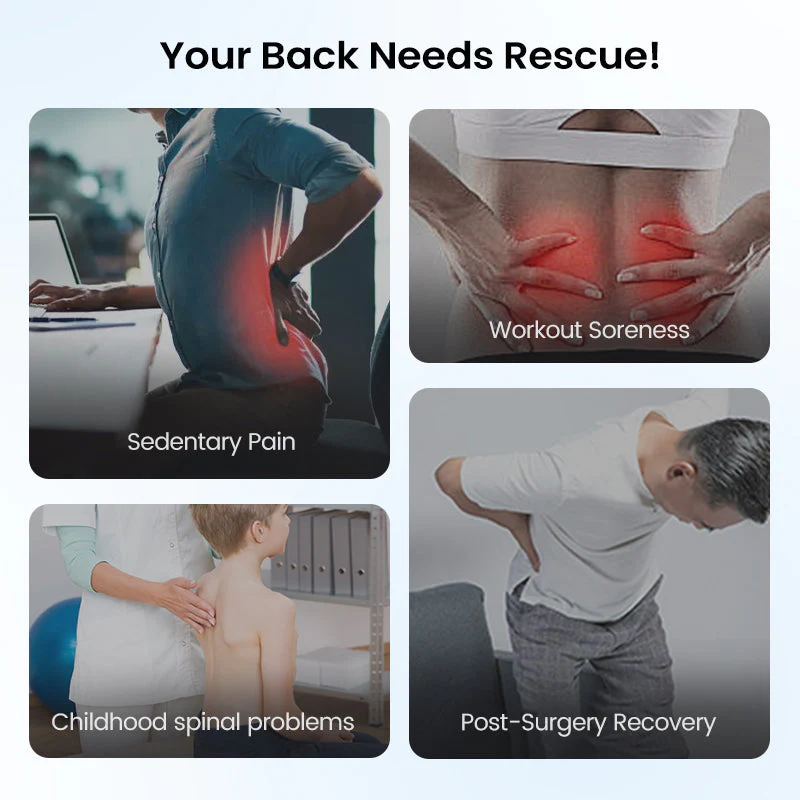 🔥50% OFF Instant Spine Relief! Magnetic Lumbar Stretcher & Posture Set