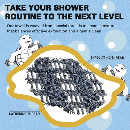 The Ultimate Exfoliating Antibacterial Shower Towel
