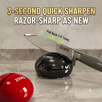 🔪 Restore Dull Knives in Just 3 Seconds! ✨Suction Cup Knife Sharpener!