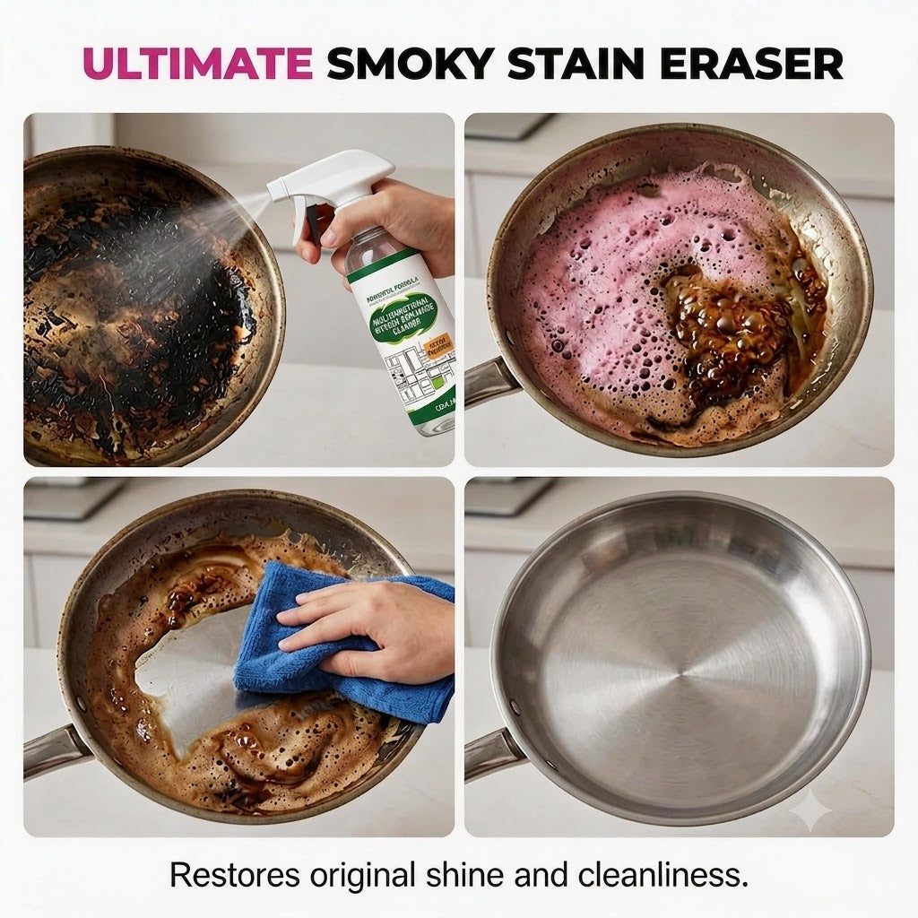 🍳 Say Goodbye to Tough Kitchen Grease!⚡ Just Spray, Wait & Wipe Away Grease! ✨