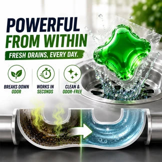 RZXEA™ 4-in-1 SewerBio Probiotic Drain Repair Pods