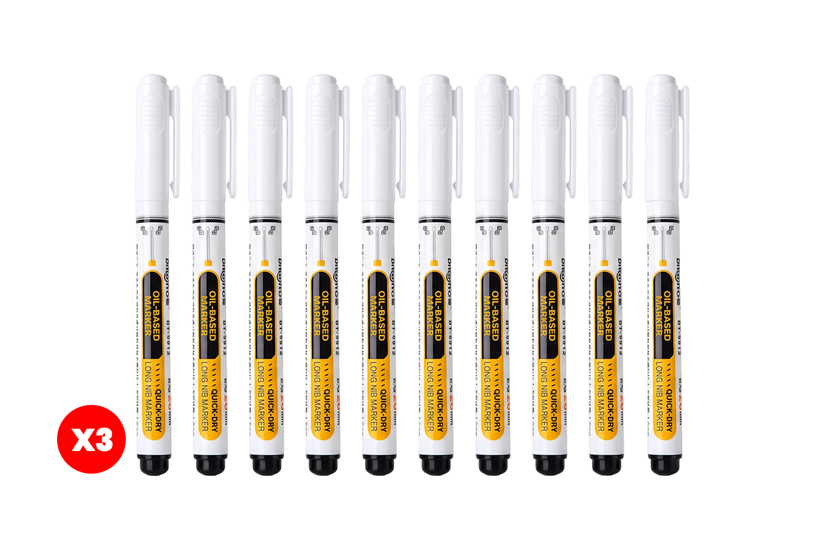 🛠️Precision Tip Oil‑Based Marker｜Quick‑Dry, Waterproof, Smudge‑Proof & Fade‑Resistant🖊️