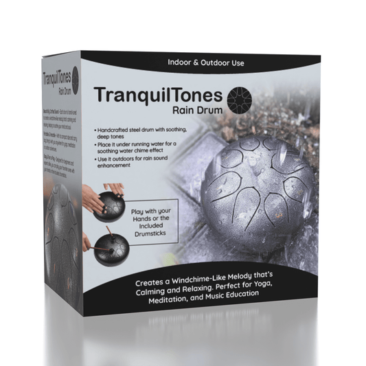 🎐TranquilTones Garden Rain Drum | Multi‑Color Outdoor Decor