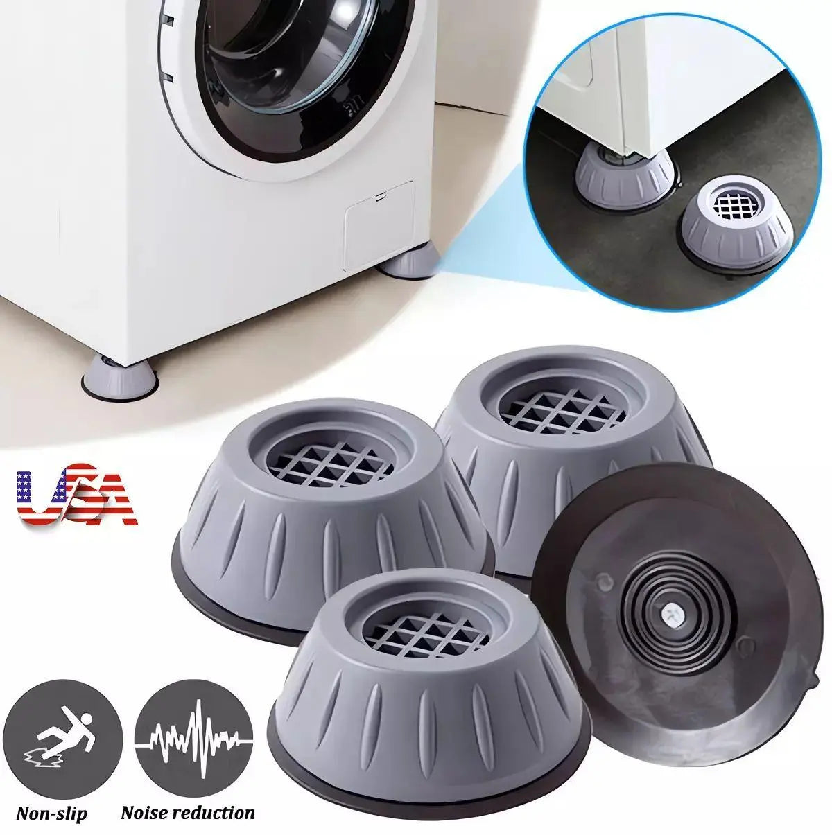 ⏰🔥Last Day 50% OFF! 🏠Durable Compact Shock-Absorbing Appliance Pads