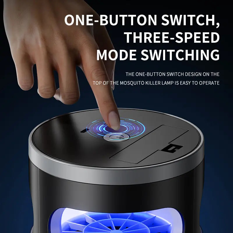 🚫 🦟No More Buzzing! Whisper-Quiet Non-Zapper Insect Trap (🔥50% OFF Today Only)