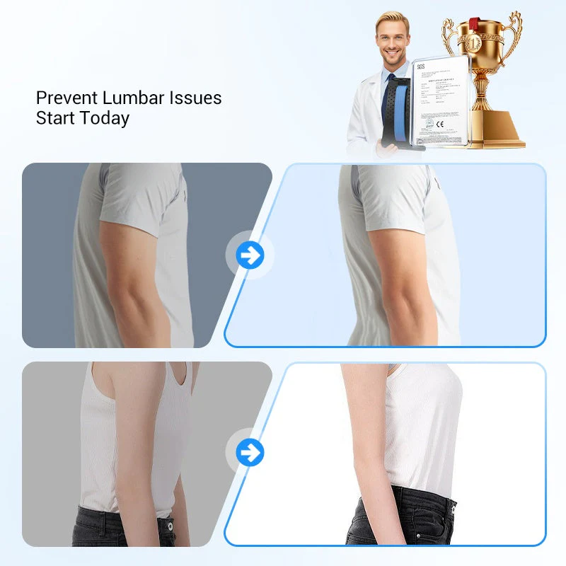 🔥50% OFF Instant Spine Relief! Magnetic Lumbar Stretcher & Posture Set